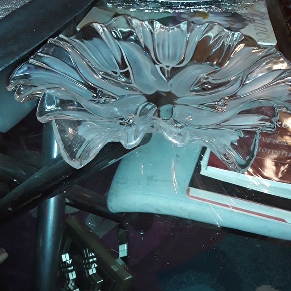 Other - CRYSTAL FROSTED DISH